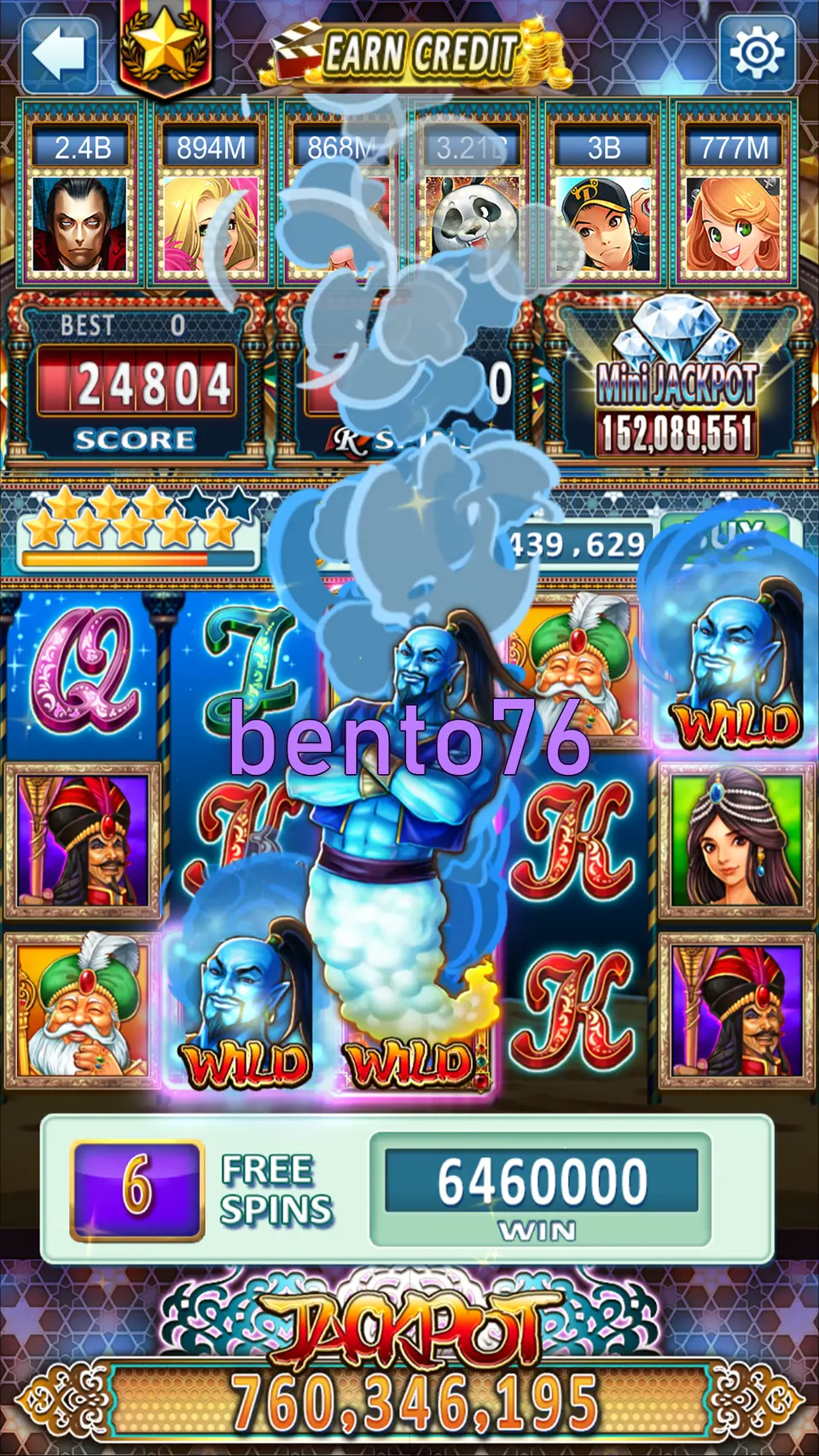 bento76 Masuk